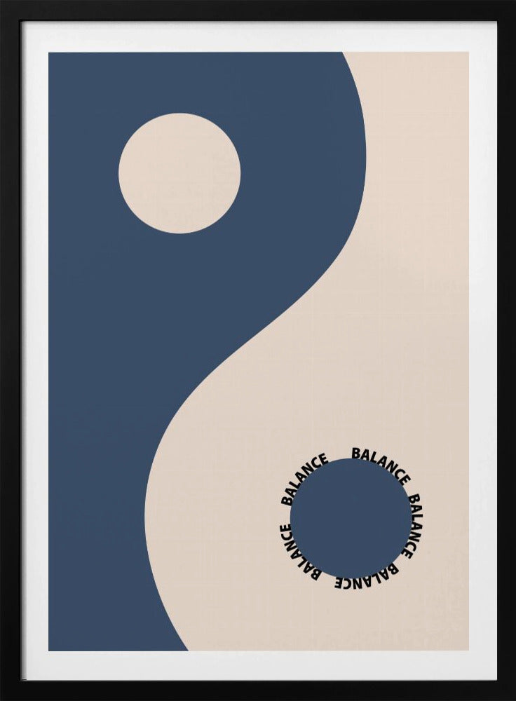 Balance Blue | Poster