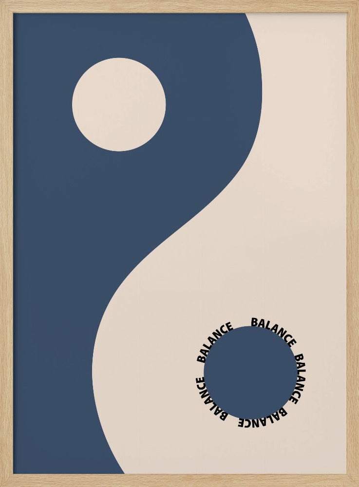 Balance Blue | Poster