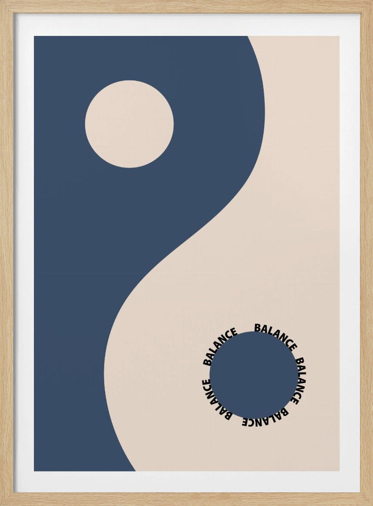 Balance Blue | Poster