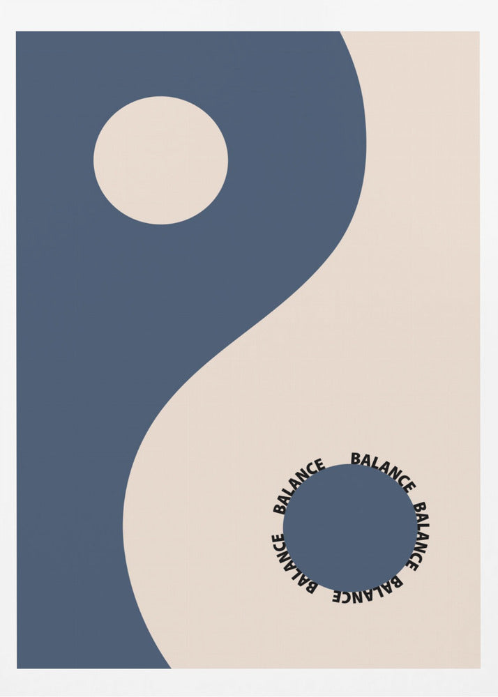 Balance Blue | Poster