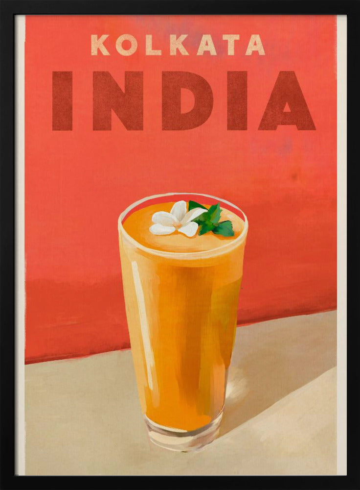 Reiseposter Cocktail Kolkata Indien | Poster