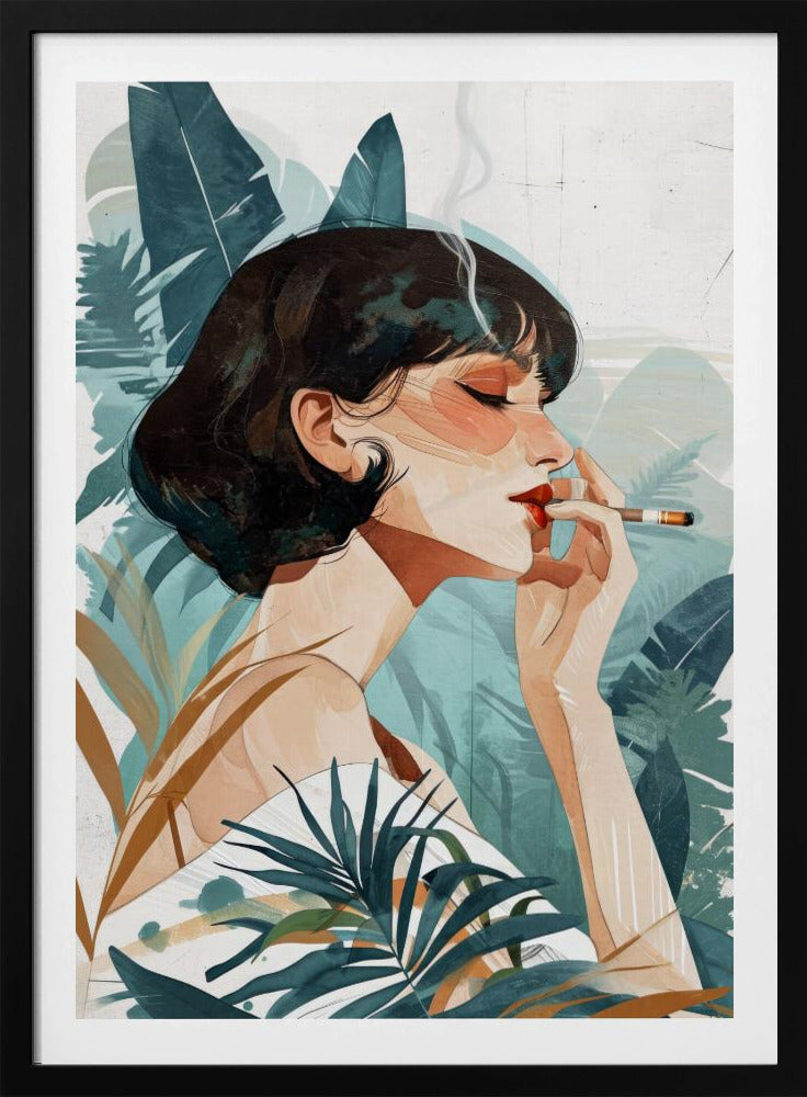 Rauchende Frau | Poster