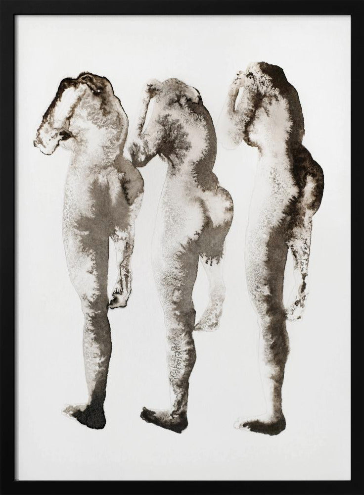 Figurenstudie 3x (nach Muybridge) | Poster