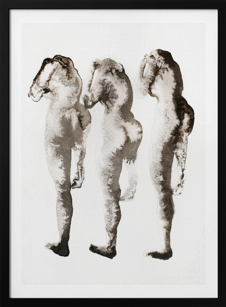 Figurenstudie 3x (nach Muybridge) | Poster