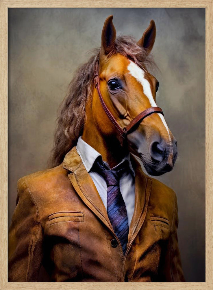 Elegantes Pferdetierkunst-Poster