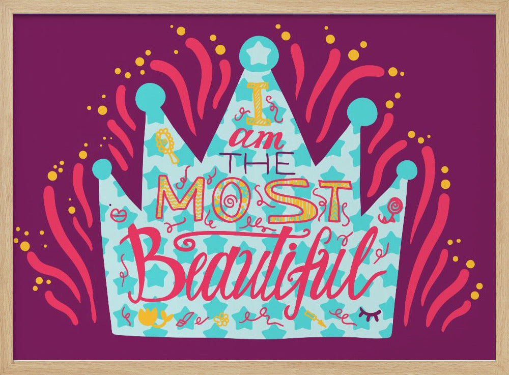 Colorful Crown with the Inspirational Message | Poster