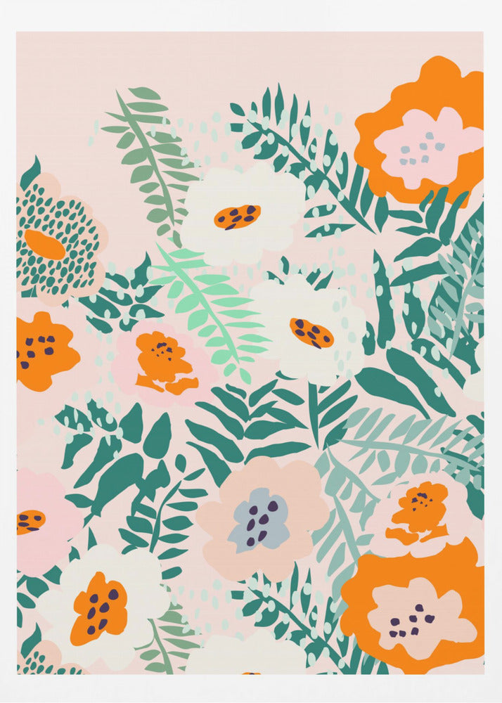 Botanische Dopaminblüten | Poster