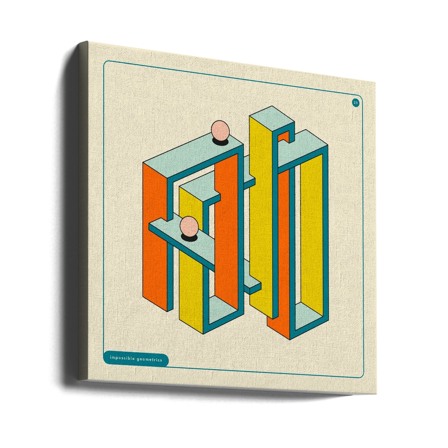 Impossible Geometrics 23 | Canvas