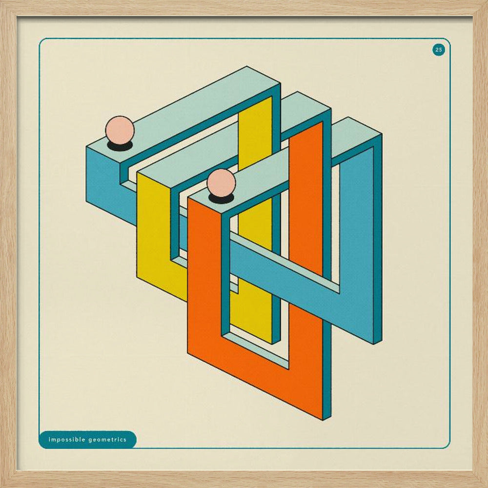Unmögliche Geometrie 25 | Poster