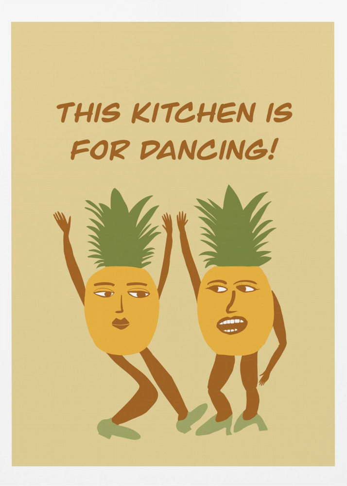 Dancing pineapples | Poster