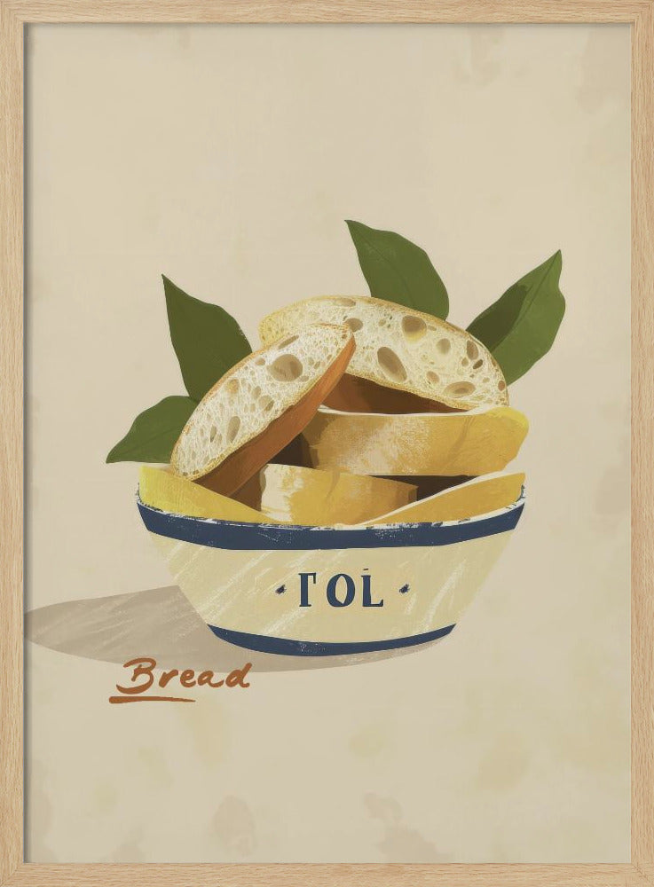 Brotschüssel-Delikat | Poster