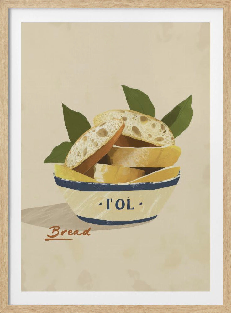 Brotschüssel-Delikat | Poster