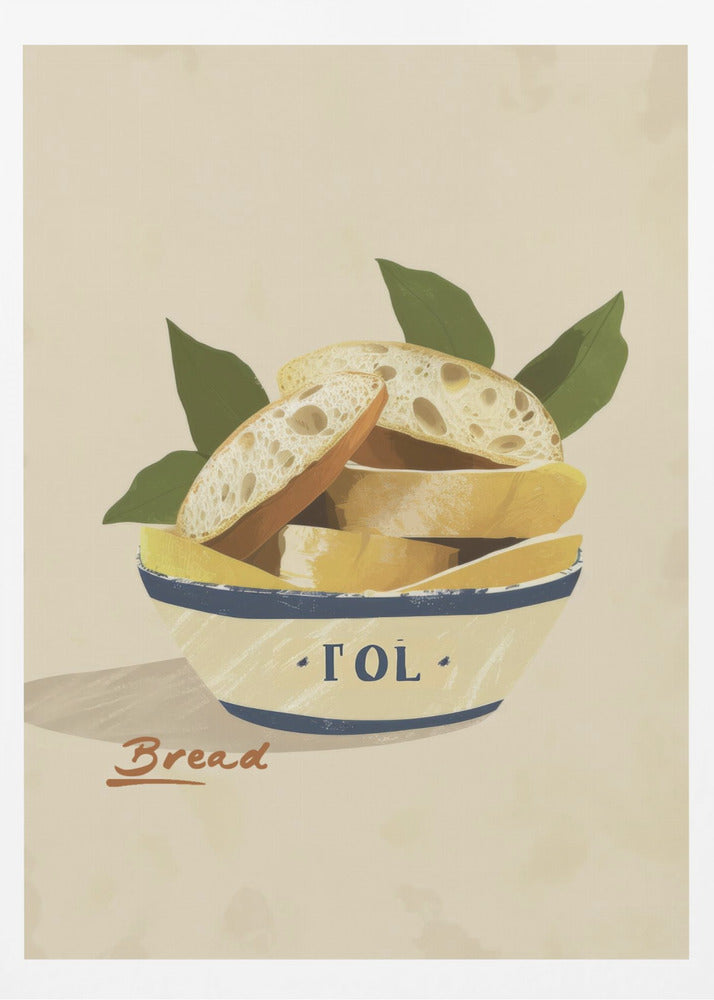 Brotschüssel-Delikat | Poster
