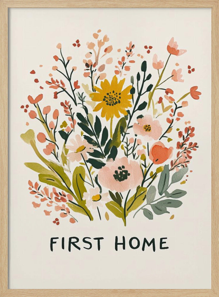 Erstes Zuhause (Version 1) | Poster - Kunstdruck