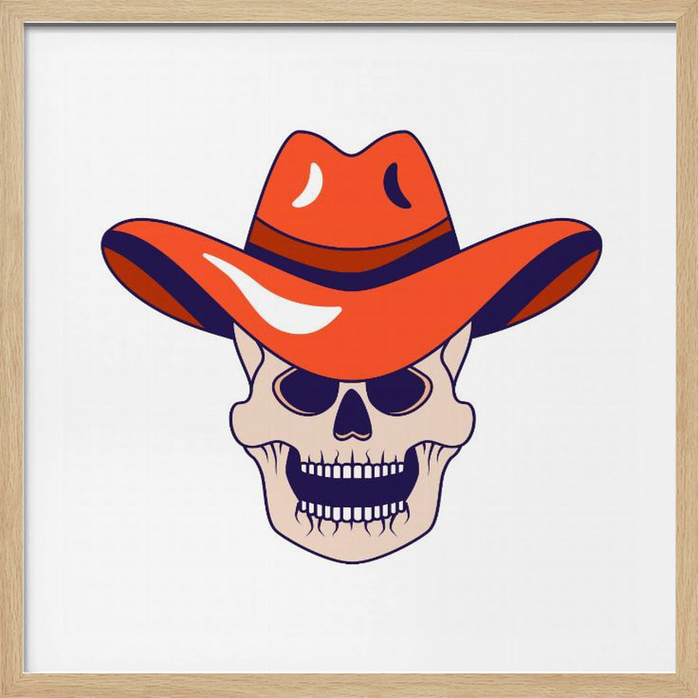 Cowboy Skull Icon | Poster