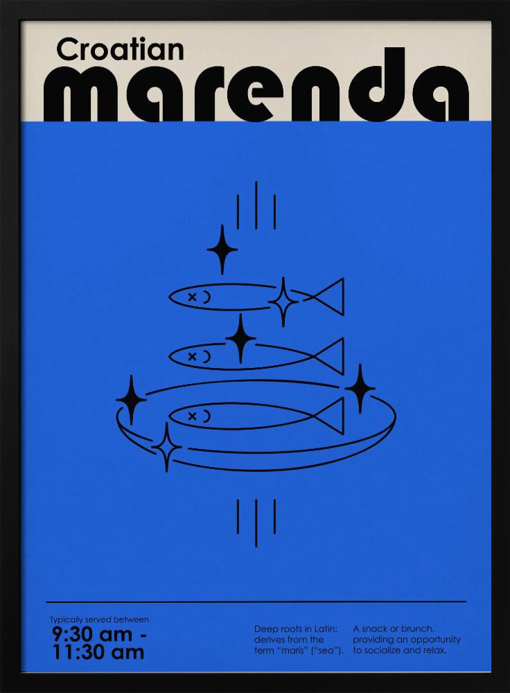 Kroatische Marenda | Poster