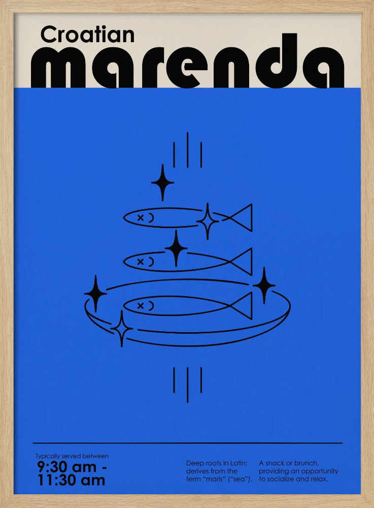 Kroatische Marenda | Poster