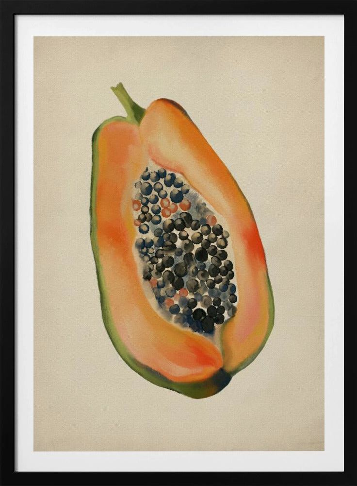 Vintage-Frucht - Papaya | Poster