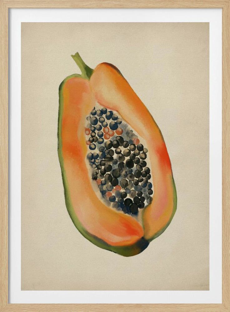 Vintage-Frucht - Papaya | Poster