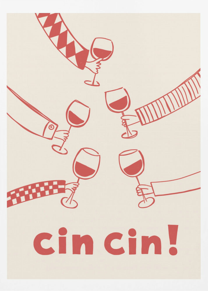 Cin cin! Wine Party with Friends | Poster