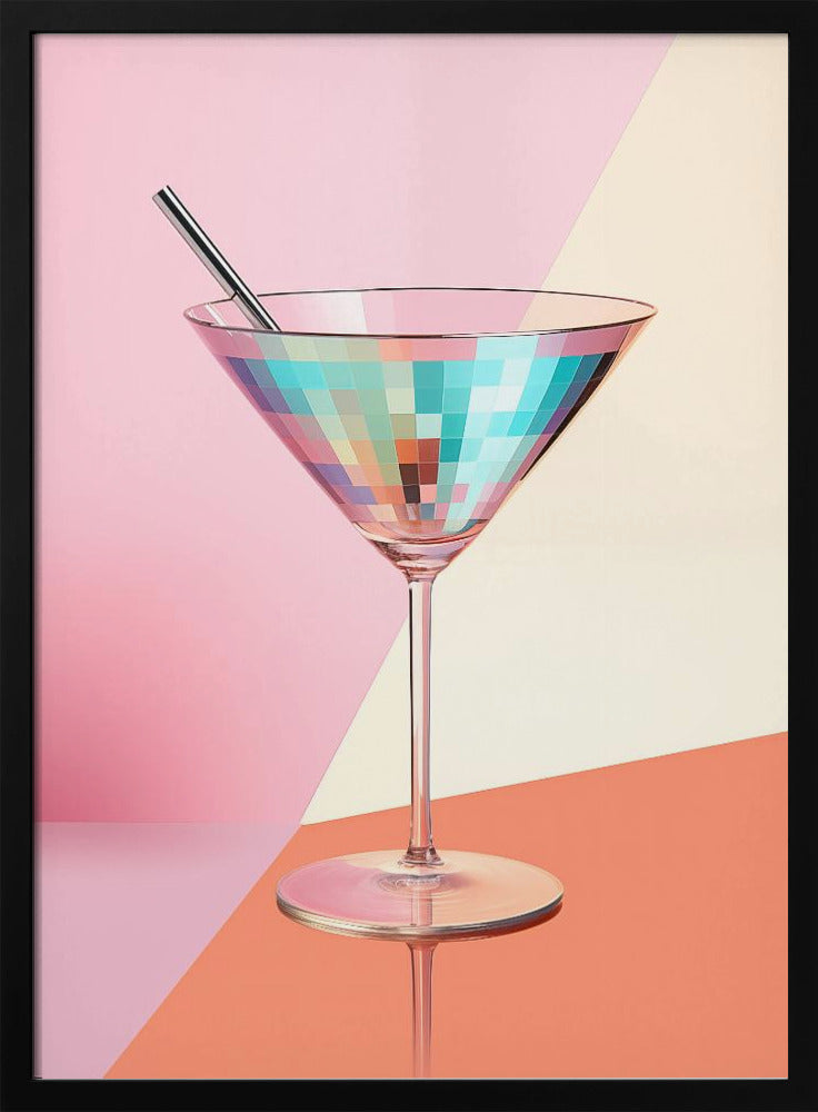 Prickelnder Martini | Poster