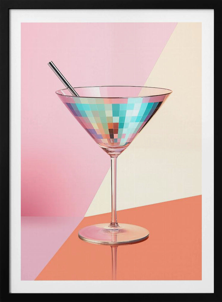 Prickelnder Martini | Poster