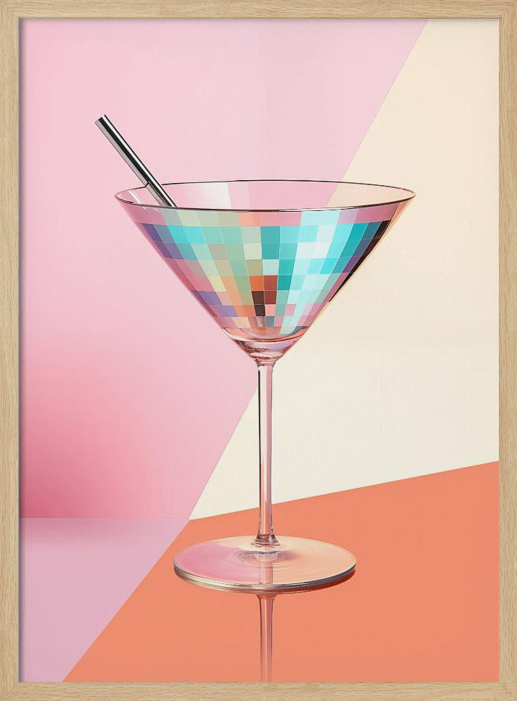 Prickelnder Martini | Poster