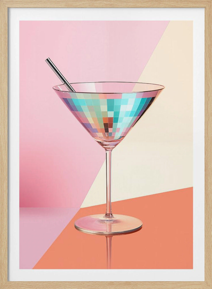 Prickelnder Martini | Poster