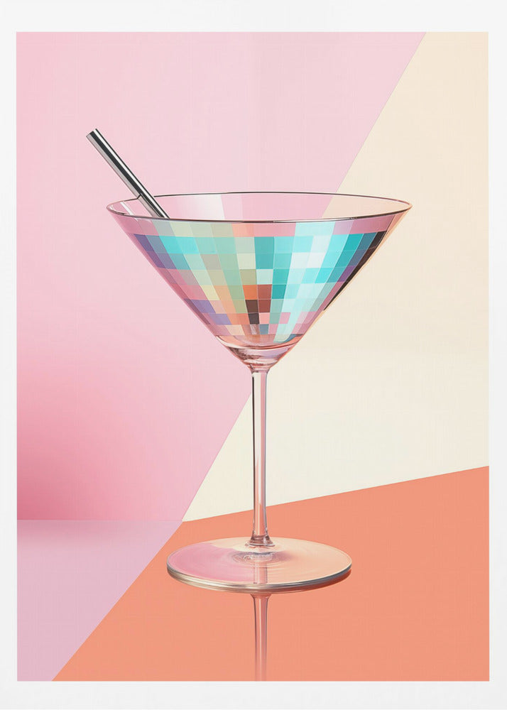 Prickelnder Martini | Poster