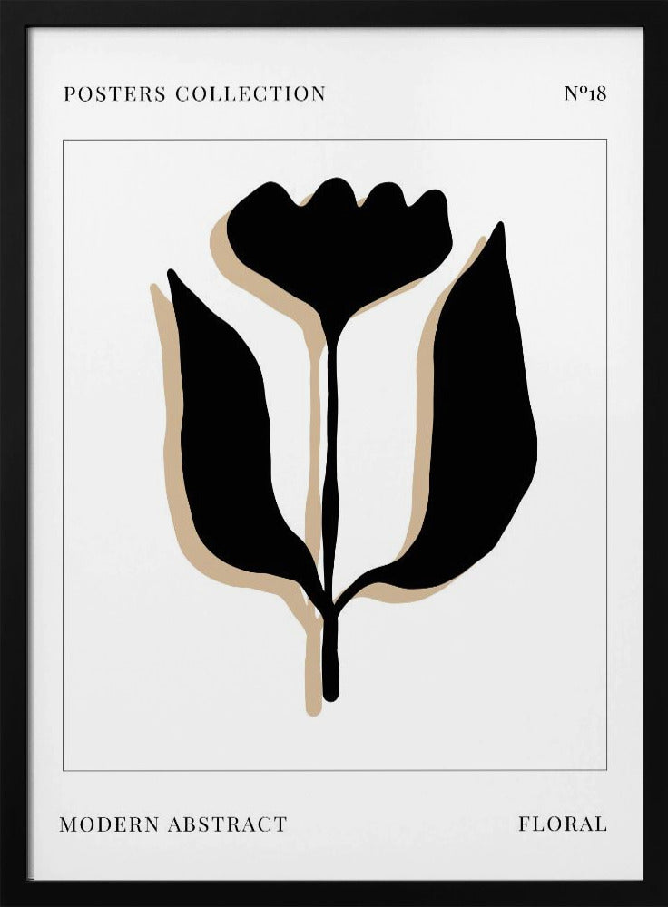 Bold Floral Silhouette | Poster