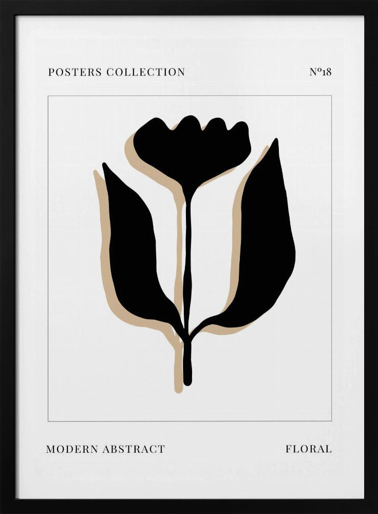 Bold Floral Silhouette | Poster
