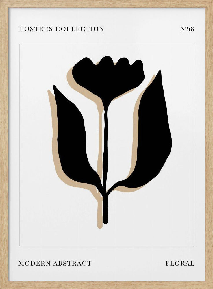 Bold Floral Silhouette | Poster