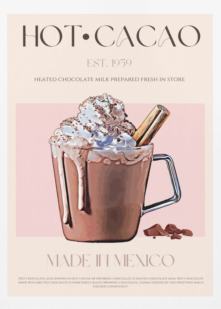 A Mug of Creamy Hot Cacao | Poster