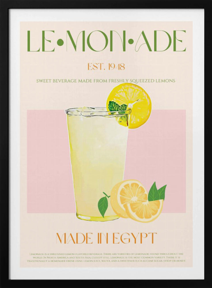 Refreshing Glass of Lemonade | Poster