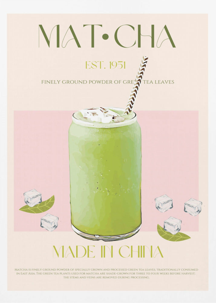 Chilled Matcha Drink | Poster