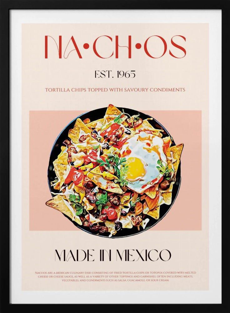 Bunte mexikanische Nachos | Poster
