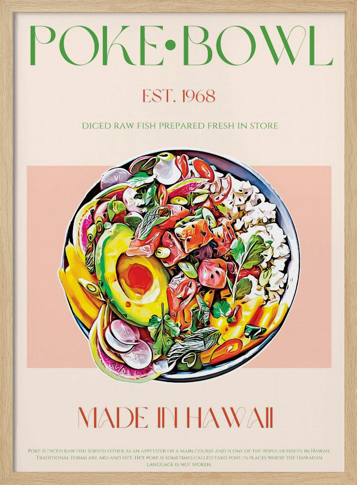 Hawaiianisches Geschmacksglück | Poster