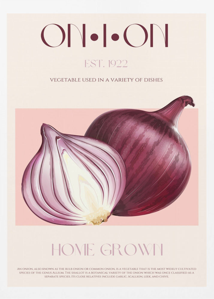 Zwiebel-Eleganz | Poster