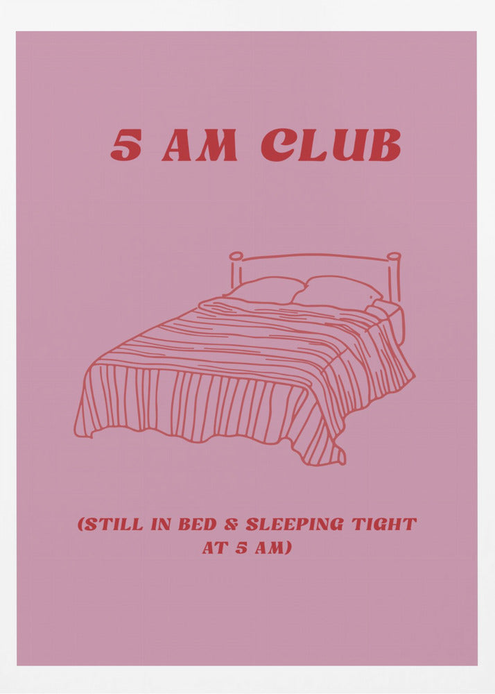 Club de las 5am | Posters  - Impresiones de Arte