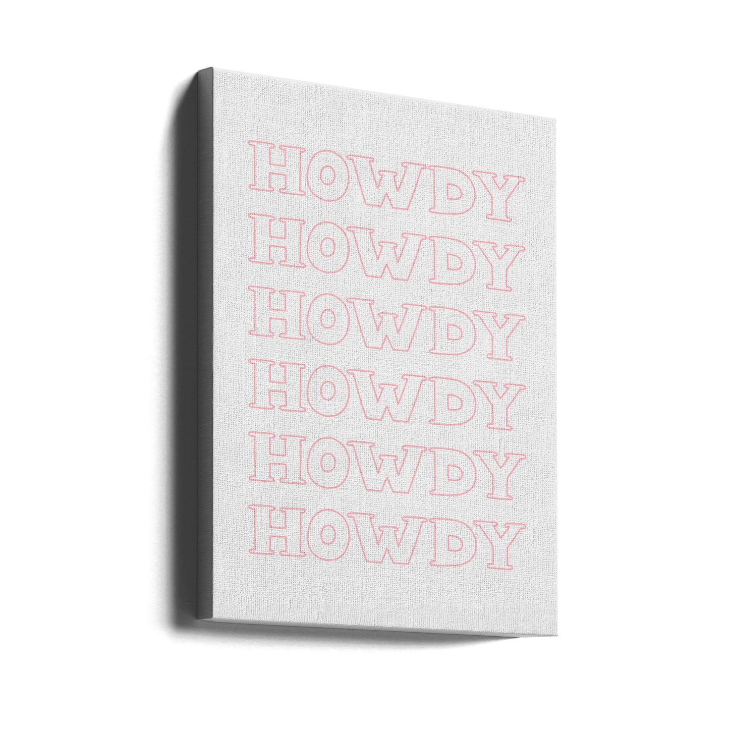 Pink Howdy | Canvas
