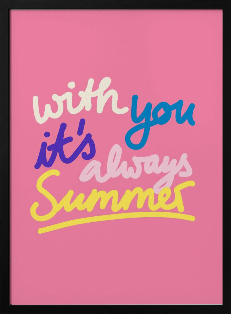 Endlose Sommerstimmung | Poster - Kunstdruck