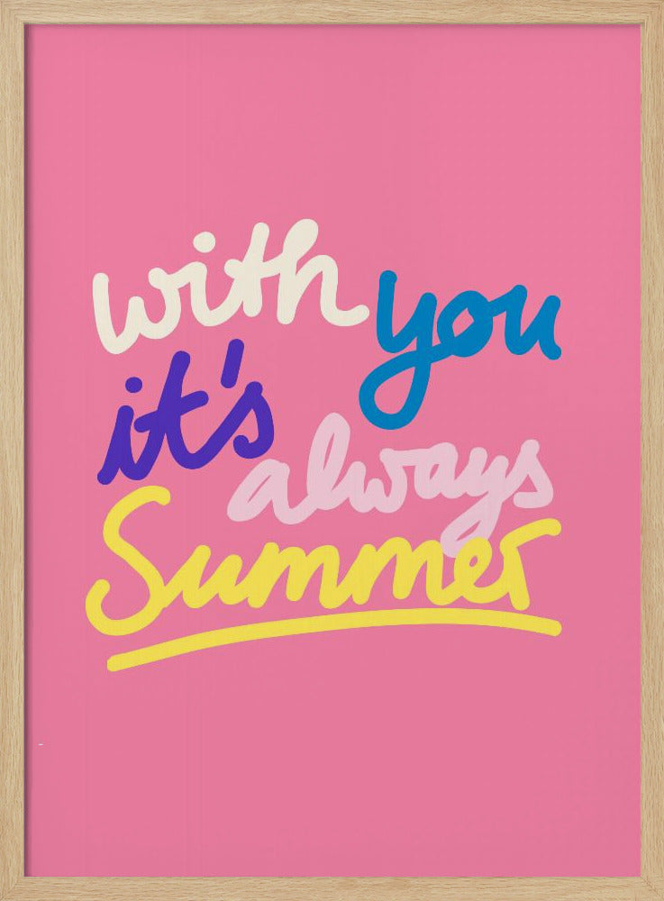Endlose Sommerstimmung | Poster - Kunstdruck
