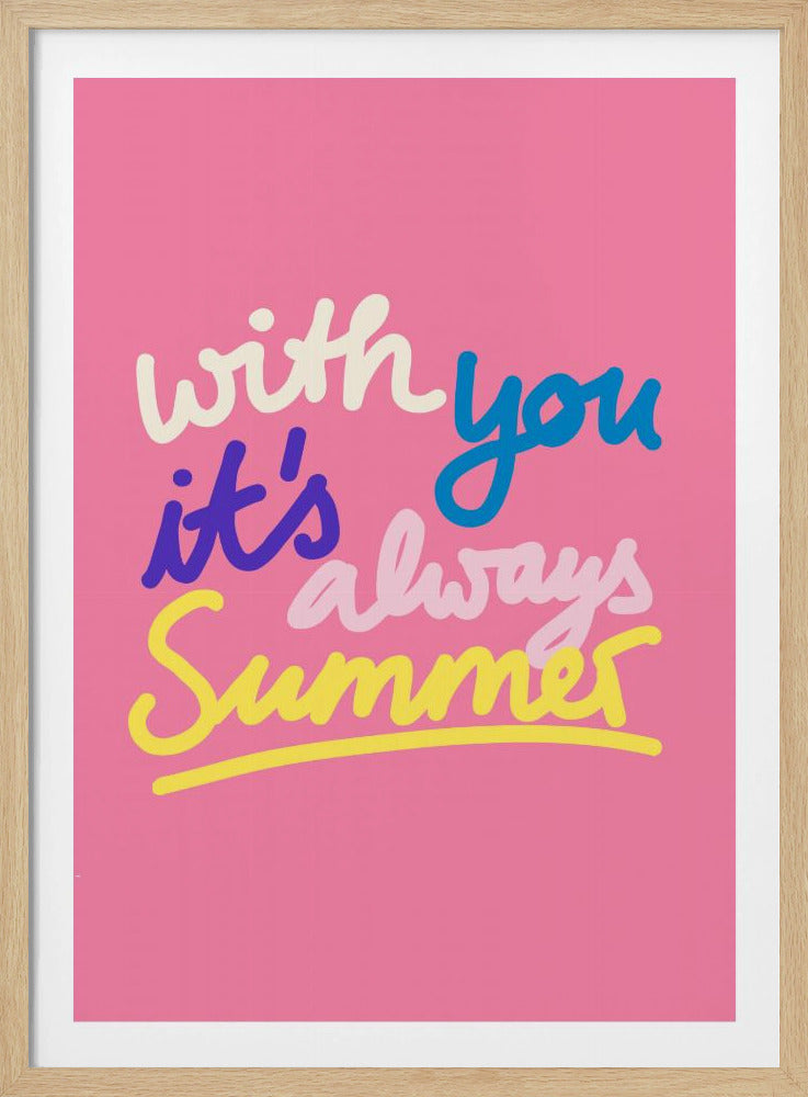Endlose Sommerstimmung | Poster - Kunstdruck