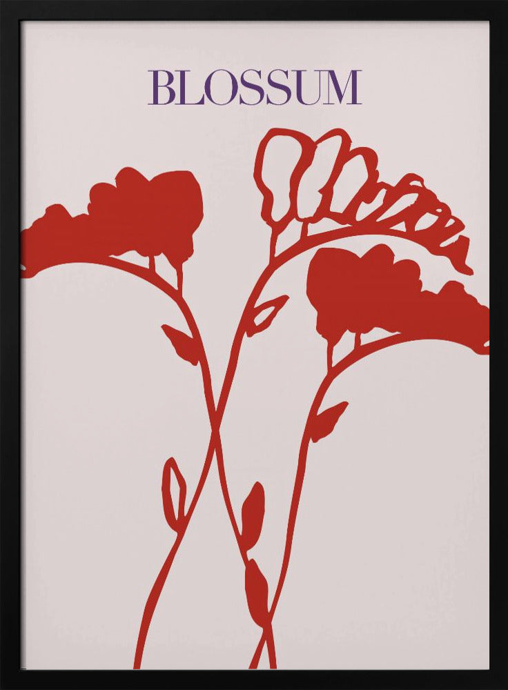 Purpurrote Blüten | Poster
