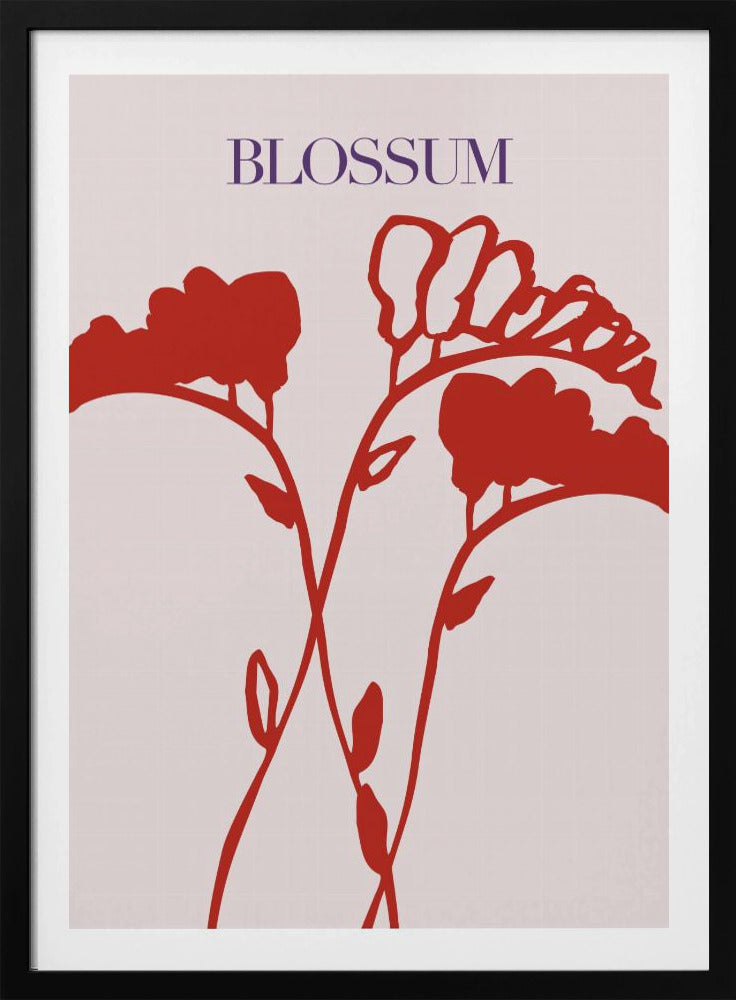Purpurrote Blüten | Poster