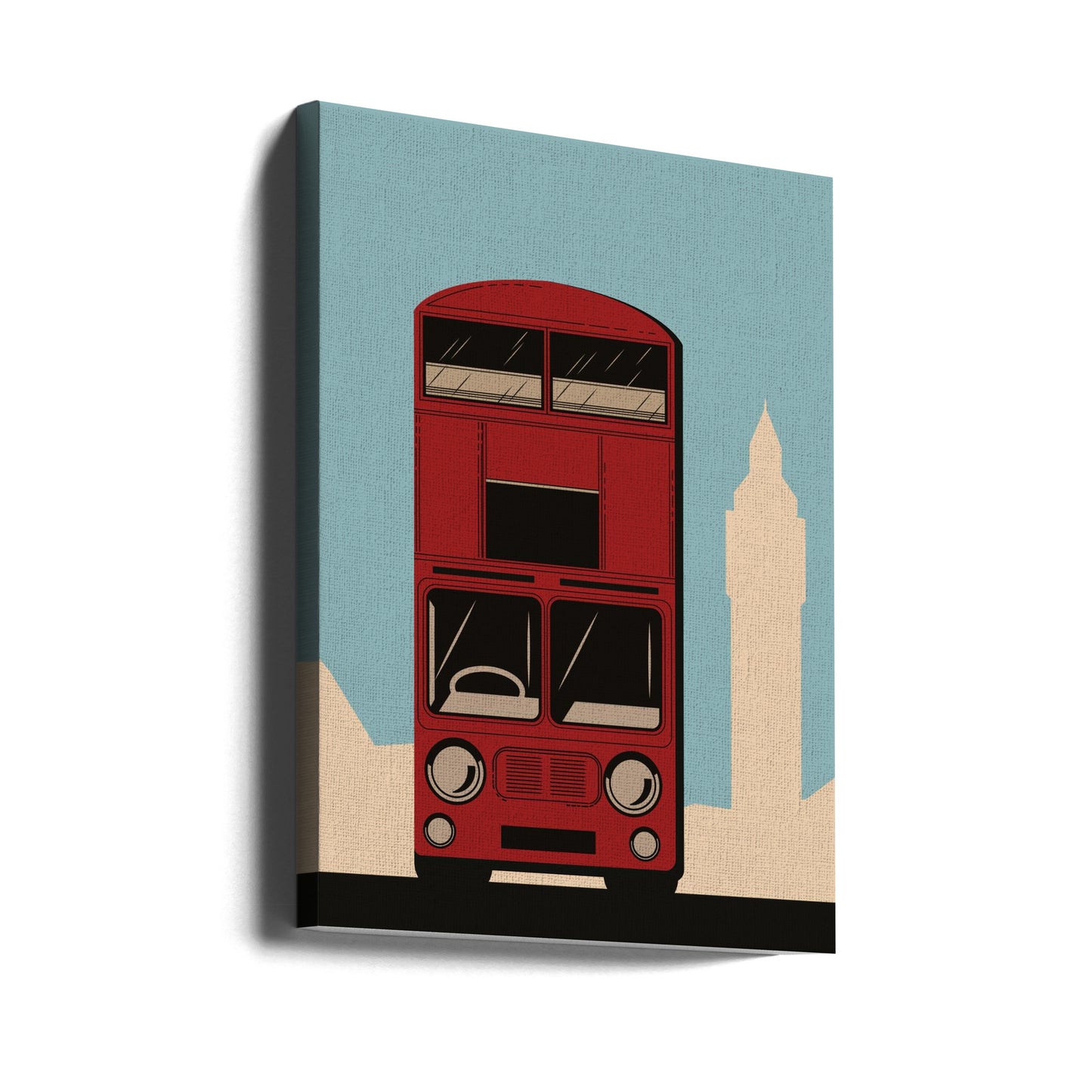 Londoner Bus | Leinwand
