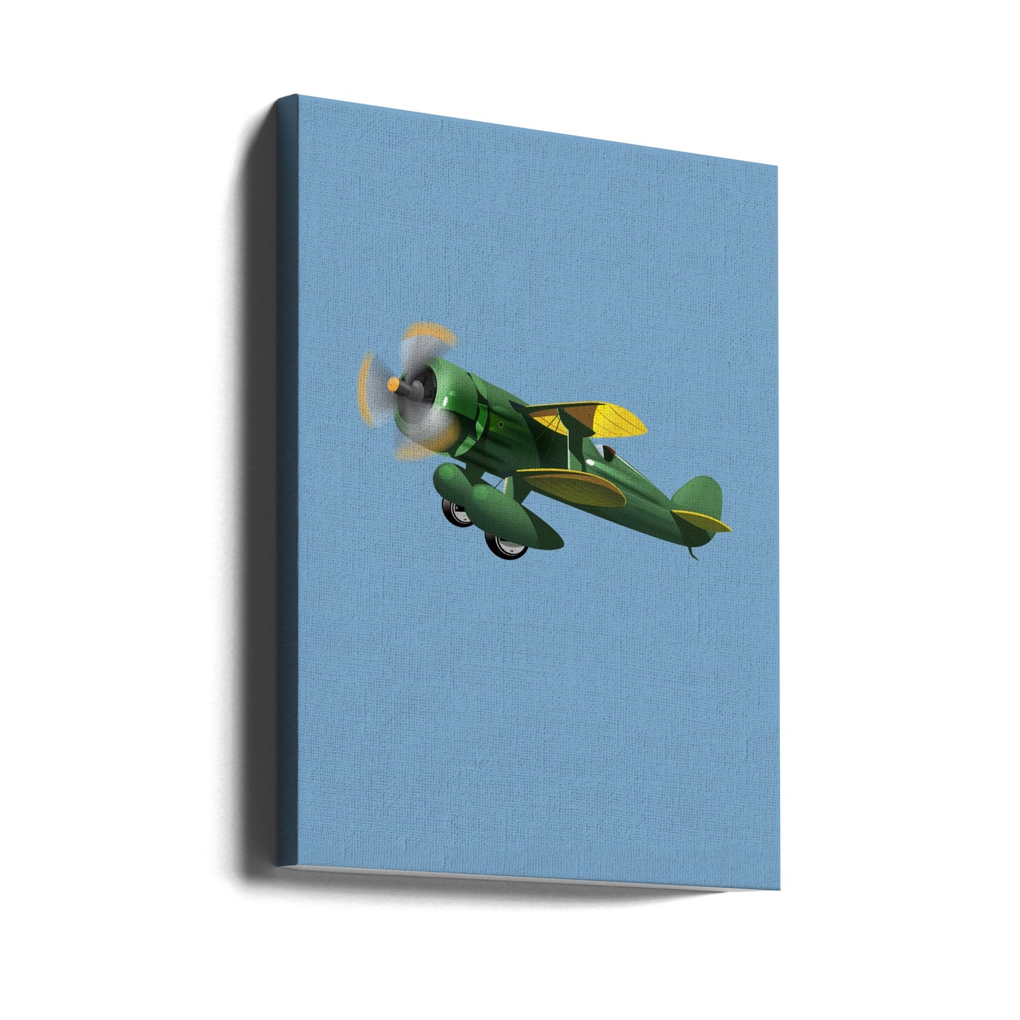 Vintage Flugzeug | Leinwand
