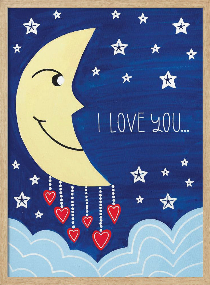 Afecto a la luz de la luna | Posters  - Impresiones de Arte