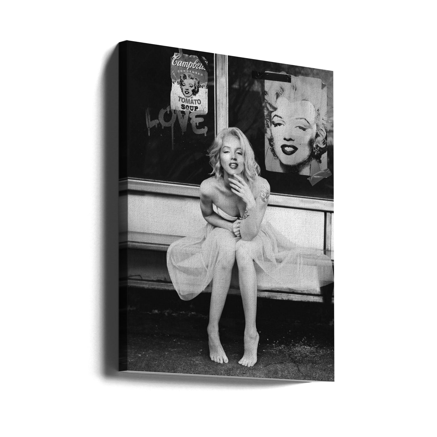 New Marilyn BW | Canvas