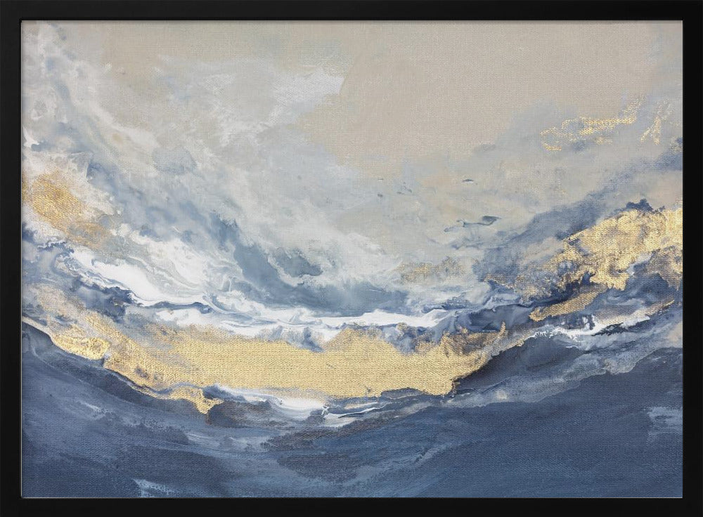 Golden Horizon Waves | Poster